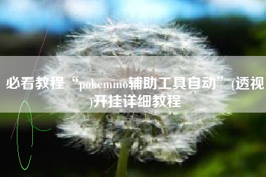 必看教程“pokemmo辅助工具自动	”(透视)开挂详细教程