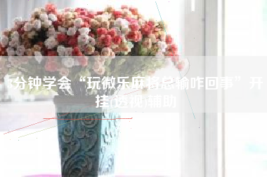 3分钟学会“玩微乐麻将总输咋回事	”开挂(透视)辅助