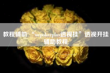 教程辅助!“wepokerplus透视挂	”透视开挂辅助教程