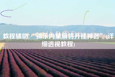 教程辅助!“微乐内蒙麻将开挂神器”(详细透视教程)