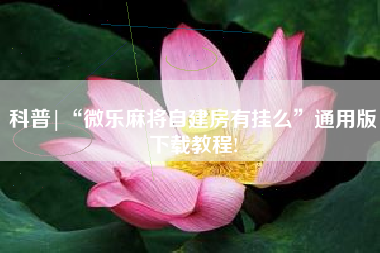 科普|“微乐麻将自建房有挂么”通用版下载教程!