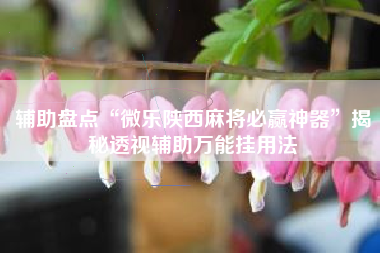 辅助盘点“微乐陕西麻将必赢神器”揭秘透视辅助万能挂用法