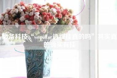 必备科技“wepoker透视挂真的吗”其实真的确实有挂