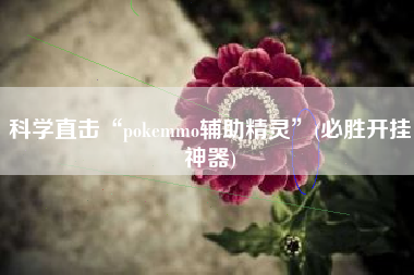 科学直击“pokemmo辅助精灵”(必胜开挂神器)