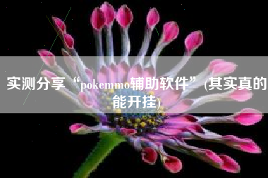 实测分享“pokemmo辅助软件”(其实真的能开挂)